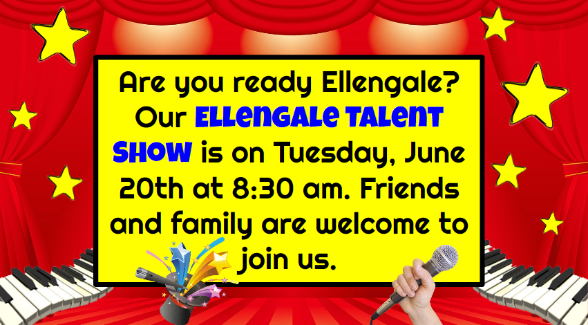 Our <a href="/EllengalePS/">Ellengale</a> Talent Show is coming soon! 🔽🔽🔽⭐️⭐️⭐️🔽🔽🔽