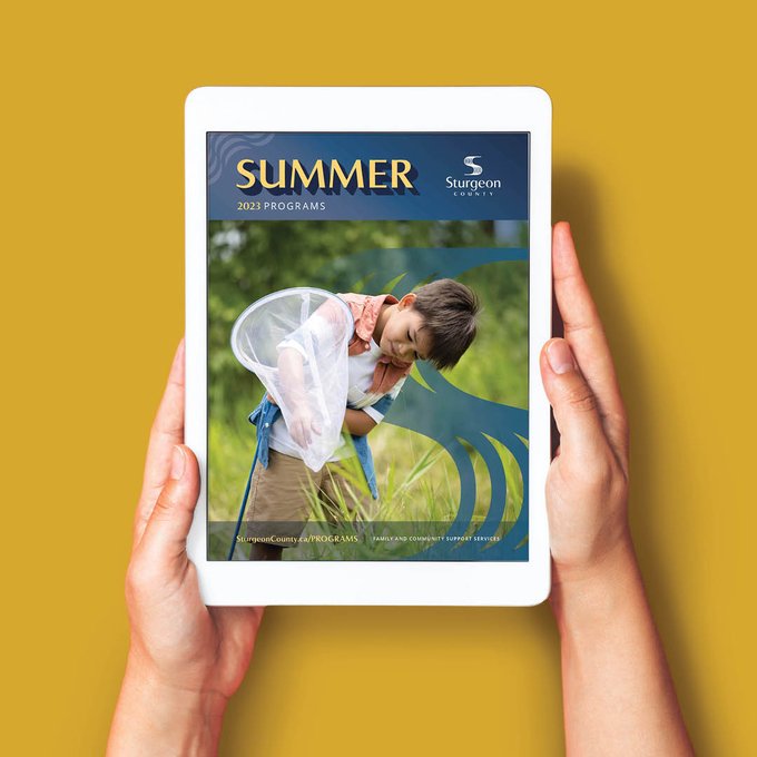 Registration is open for Summer Day Camps and all summer programming. A full listing of programs is available on the County’s website at sturgeoncounty.ca/programs.
 For more information, call 780-939-8334 or email programs@sturgeoncounty.ca  #SturgeonCounty #Summer2023