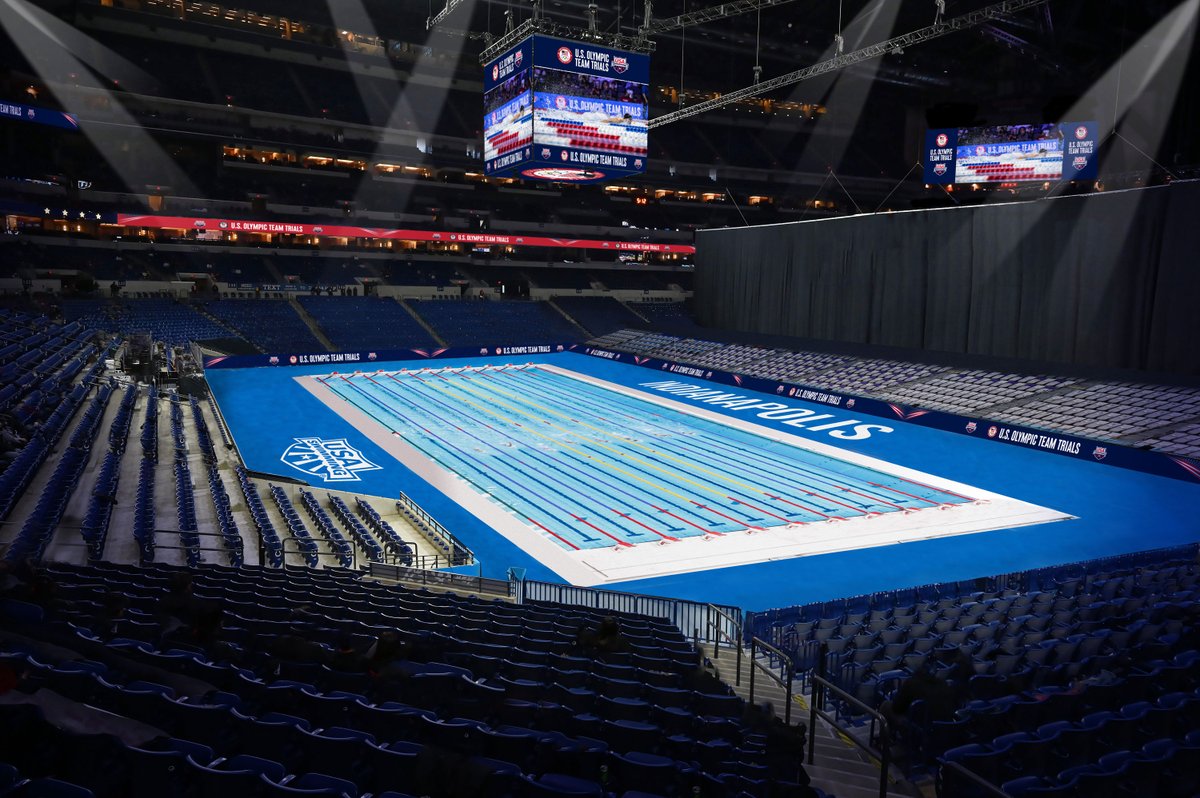In just one year, Indy will host the 2024 US Olympic Team Trials for <a href="/USASwimming/">USA Swimming</a>. Nine days of competition inside <a href="/LucasOilStadium/">Lucas Oil Stadium</a>! Ticket packages are on sale now...🔗: tinyurl.com/4ecy44ec