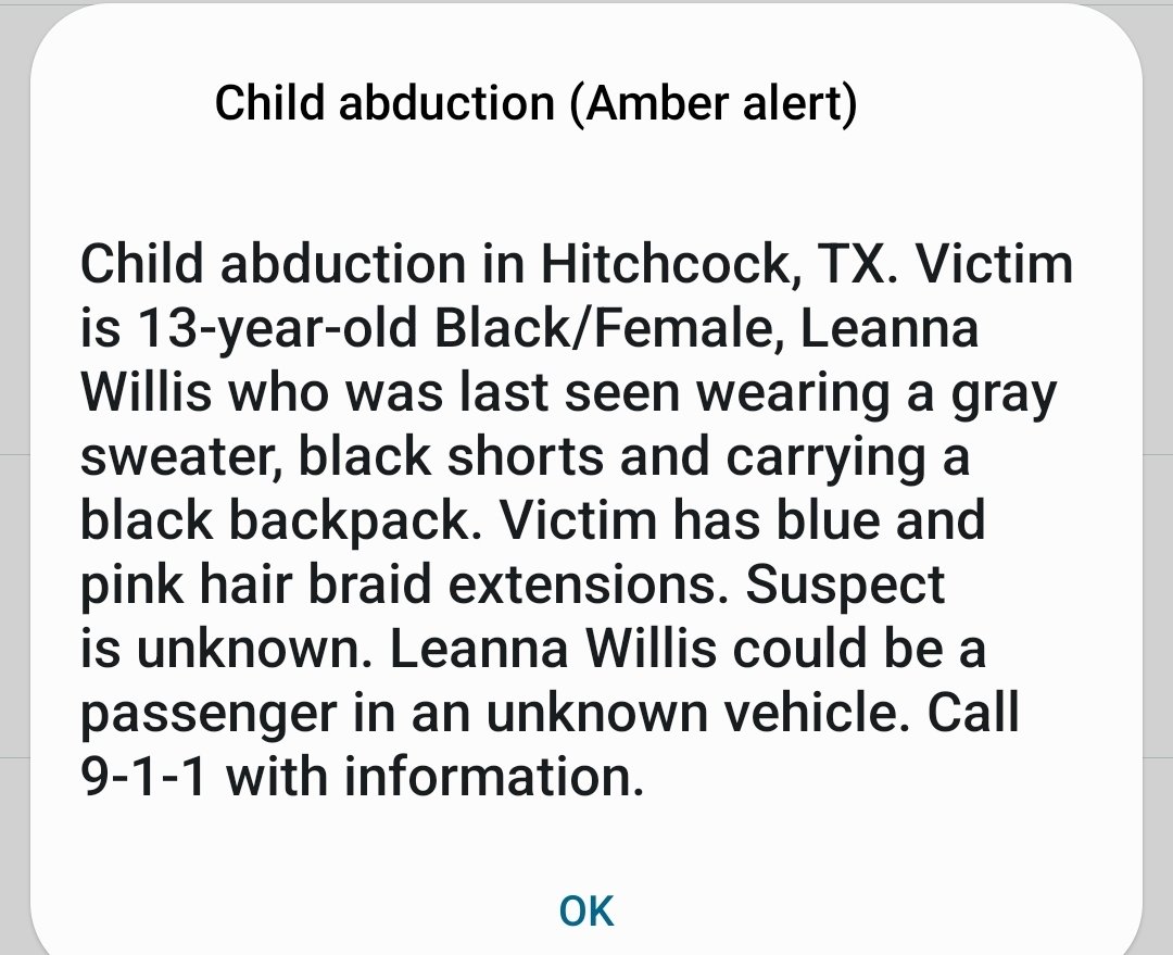 AMBER ALERT ⚠️ RETWEET EYES OPEN