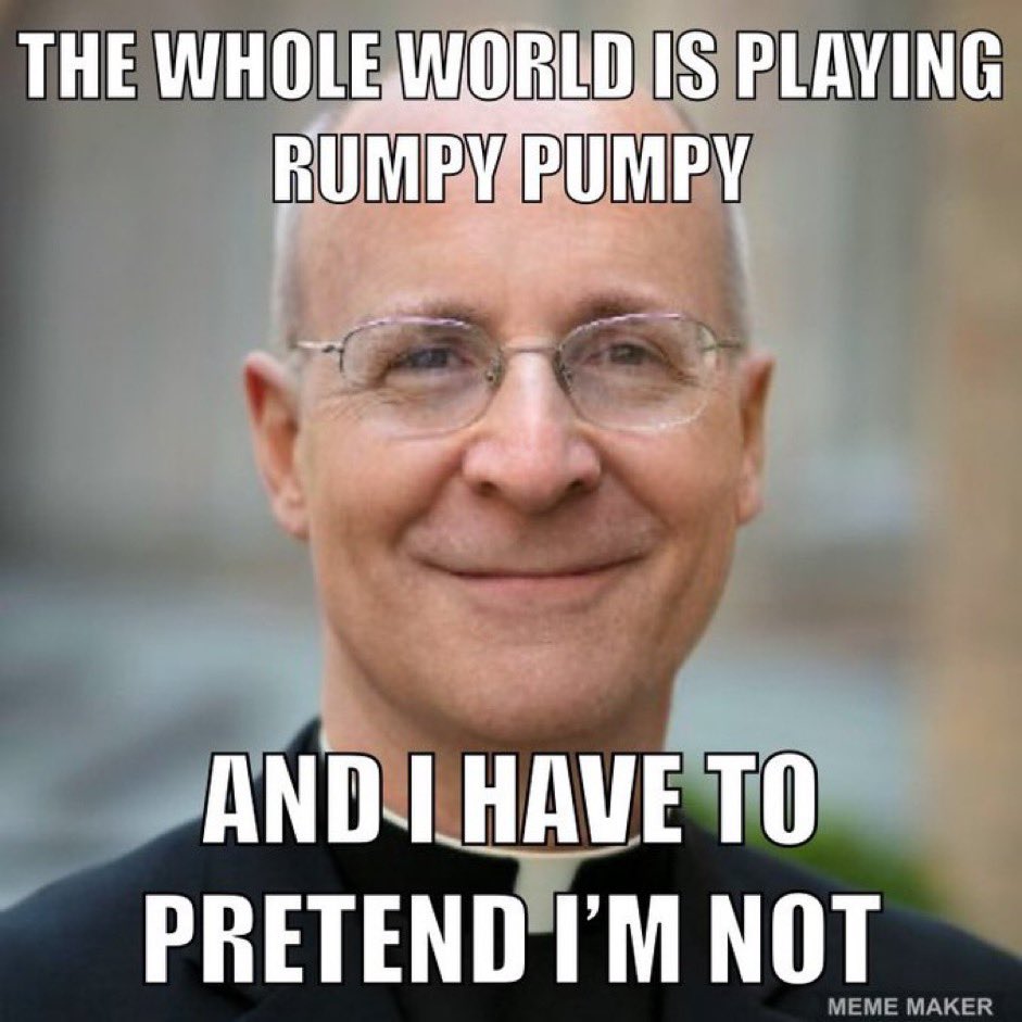 1Snuffleupagus's tweet photo. @HildebrandoB1 @WashArchbishop Maybe Fr Martin’s boyfriend??? https://t.co/YsxBGLgm35