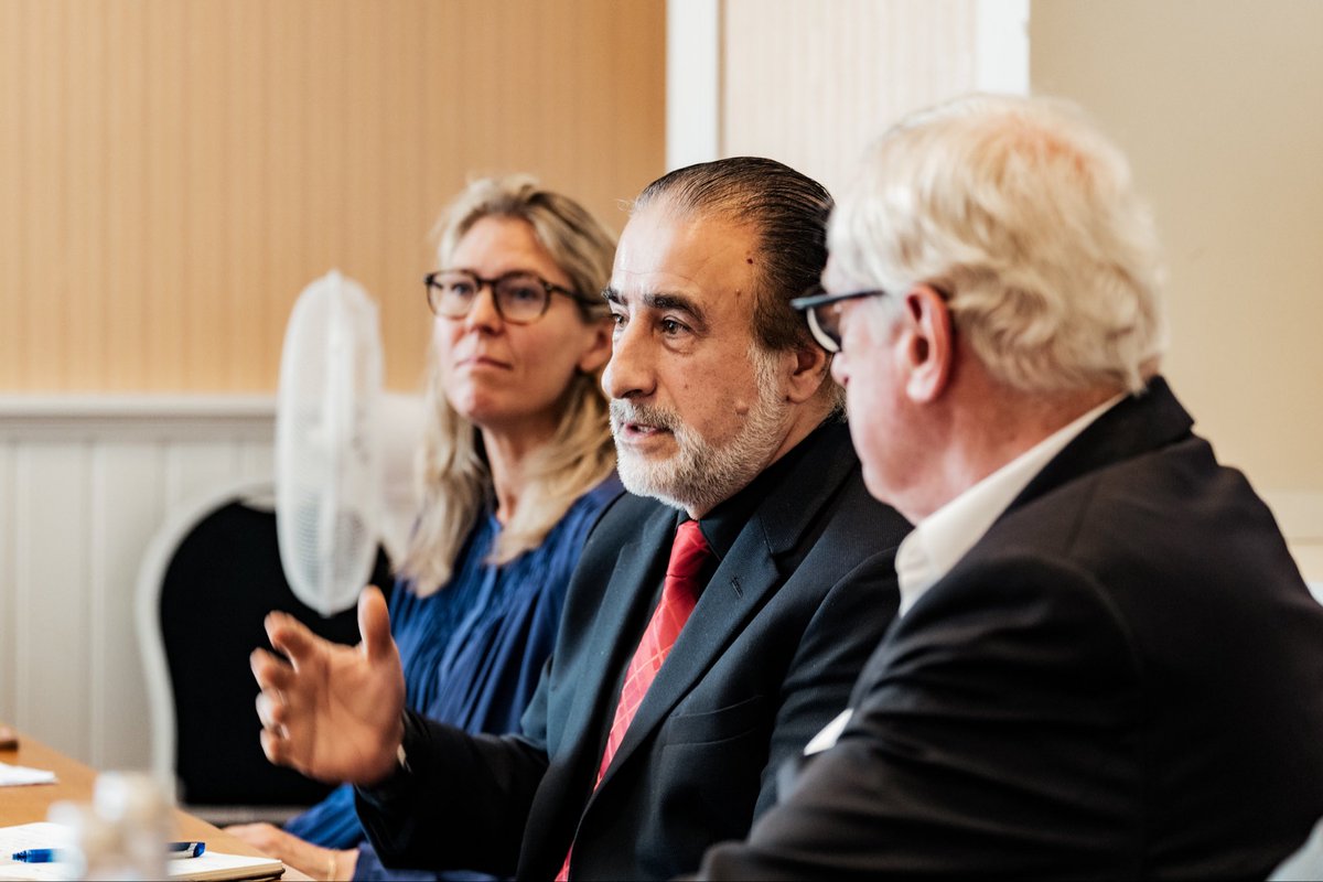 NorwayMFA's tweet photo. We all need to promote peaceful solutions to conflicts in a changing world.

Thanks to all participants at #OsloForum, discussing peace diplomacy and some of today’s most complex conflicts.

The Oslo Forum is as relevant today as when it was established in 2003.

📸Ilja C. Hendel https://t.co/NNOhbAFDcM