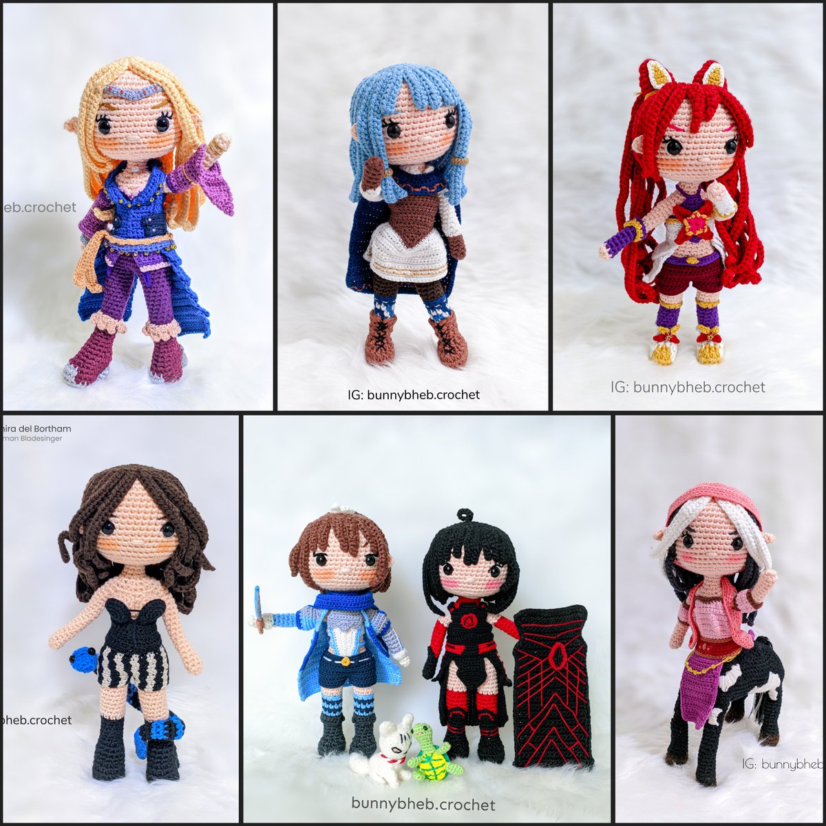 I am a fiber artist who can turn your D&D, OC or your fave characters to an adorable detailed amigurumis

#characterart #dndart #handmade #commissionsopen