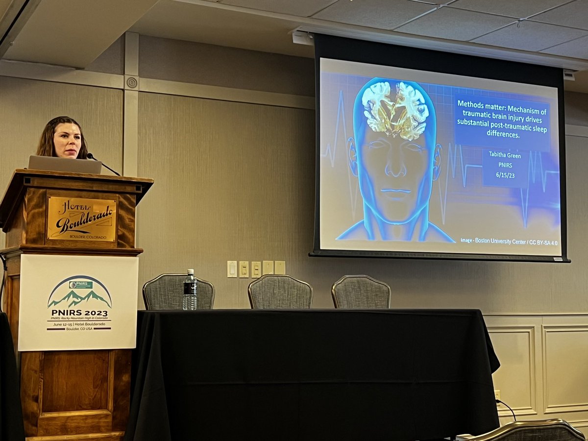 <a href="/tabifromengland/">Tabitha Green</a> sharing a tour-de-force of various traumatic brain injury models on sleep to close out an incredible morning at #PNIRS2023