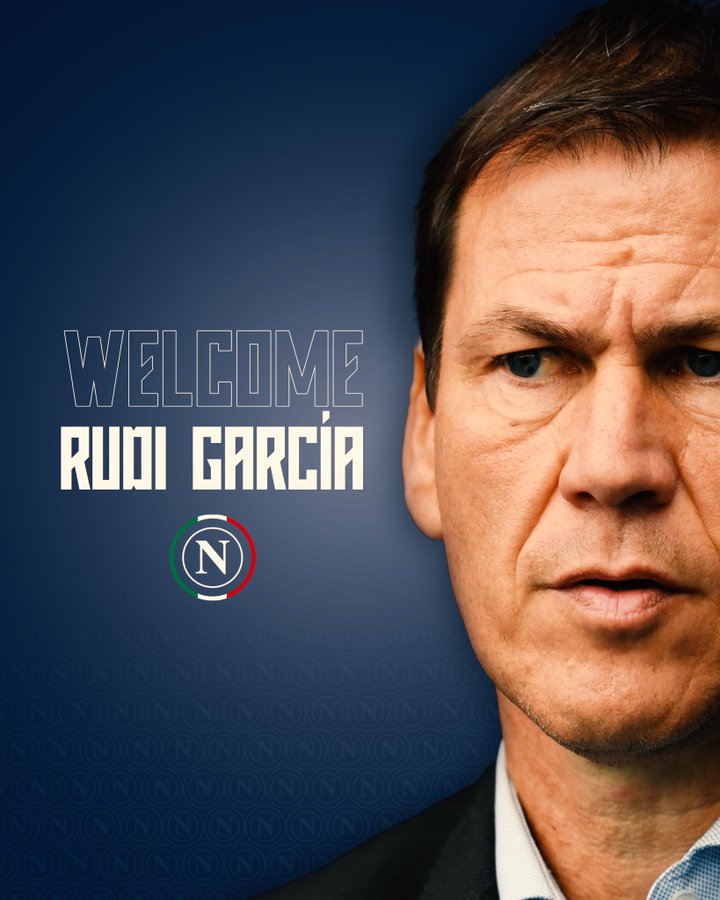 ✍️ Rudi Garcia has been named as Napoli's new coach!
Welcome, Rudi! 👋
