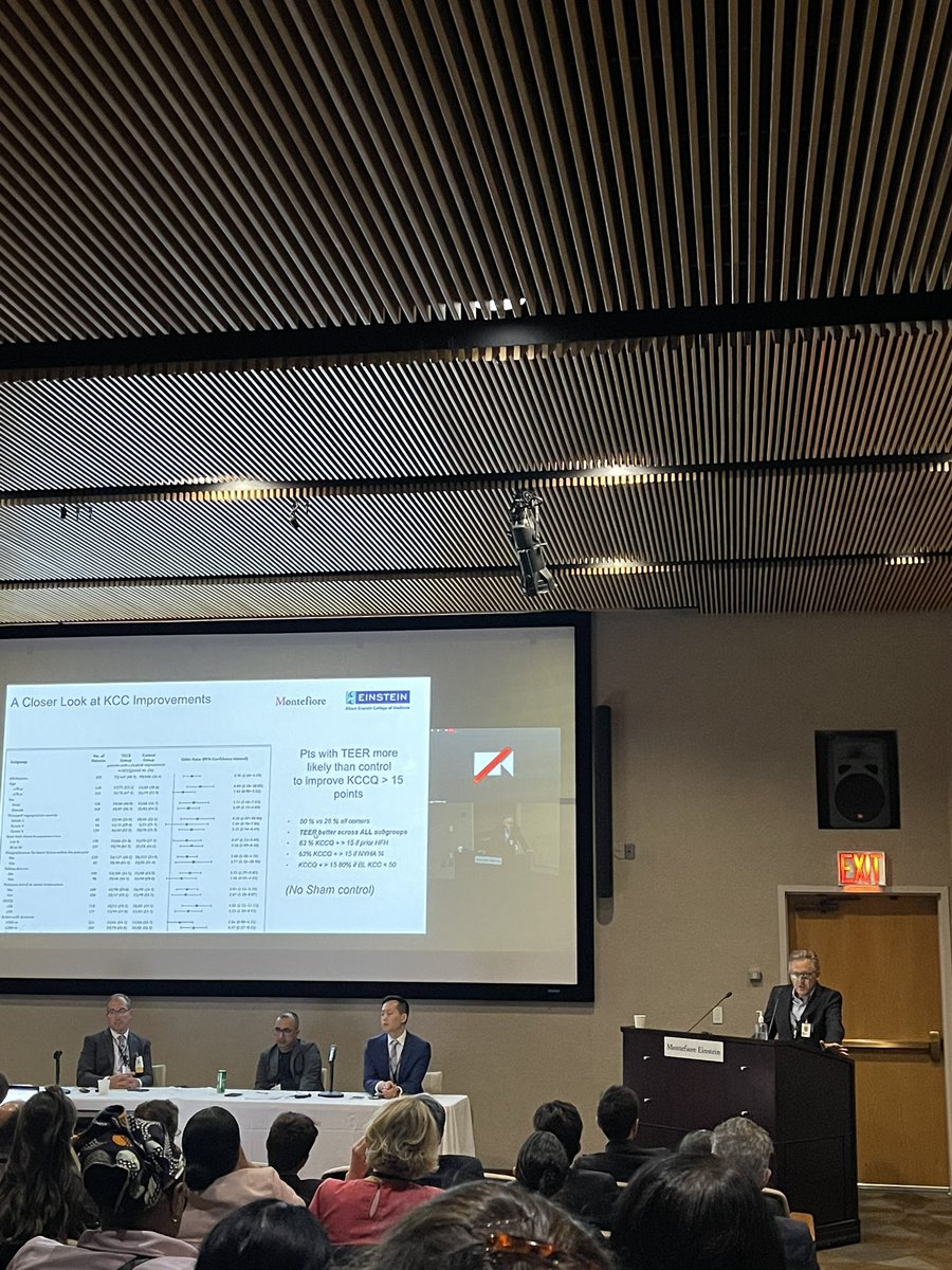 AngelosArfaras's tweet photo. @UlrichJordeMD and an amazing panel on the results of TRILUMINATE and what’s next #TEER @azeemlatib @EdwinHoMD @MonteHeart https://t.co/aGtGKLl173