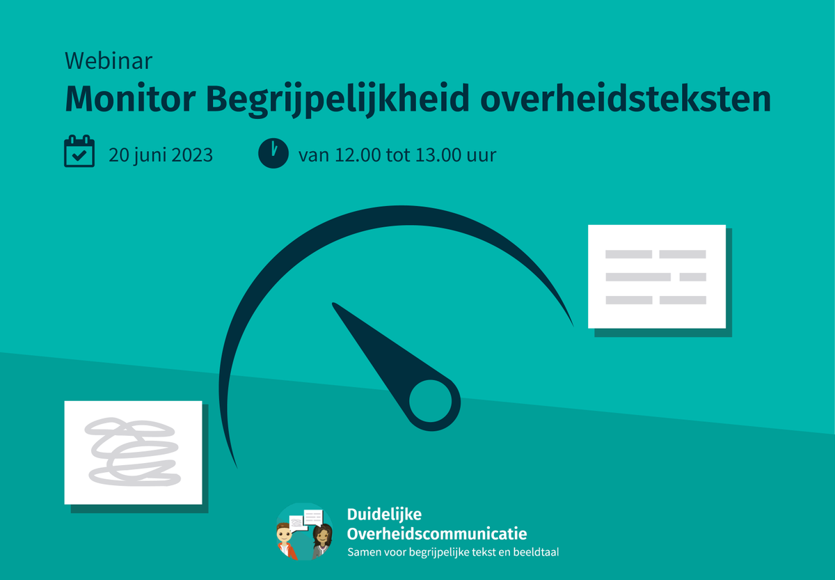 Ben jij een communicatieadviseur, redacteur, tekstschrijver, of taalcoach? En ben je bezig met of verantwoordelijk voor begrijpelijke teksten? En wil je weten hoe je begrijpelijkheid van teksten kunt meten en verbeteren? Meld je aan! gebruikercentraal.nl/agenda/webinar… #DirectDuidelijk