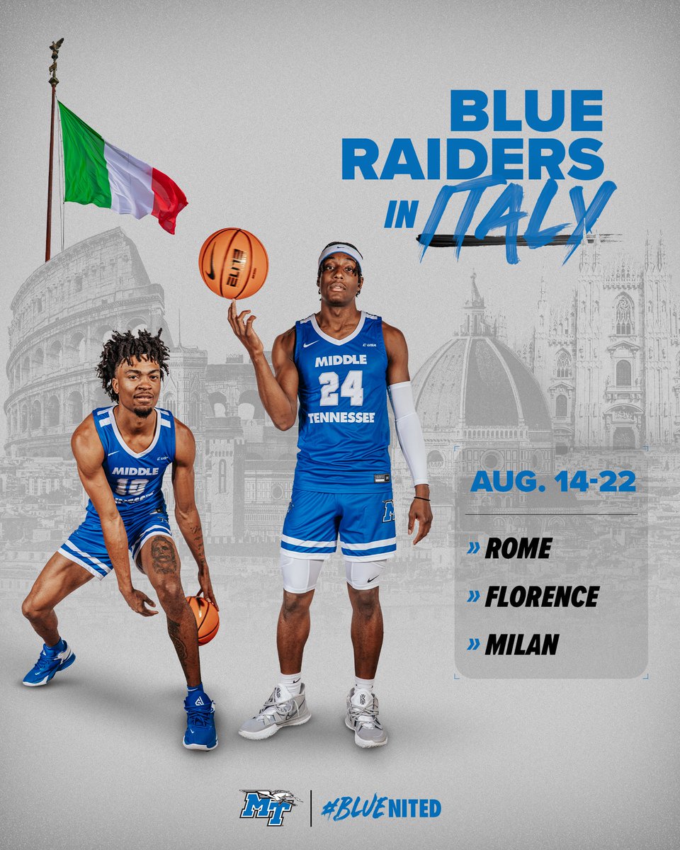 🇮🇹  🤌  🍝 🍕 

We're headed to Italy!

#StickTogether | Full Story ⬇️ 

goblueraiders.com/news/2023/6/15…