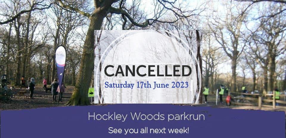 Due to the ongoing police investigation and limits to our course route, we have no option but to cancel our parkrun for this Saturday 17th June.

Please visit other local parkruns, either as a tourist, or a volunteer.

See you back in the Woods soon.