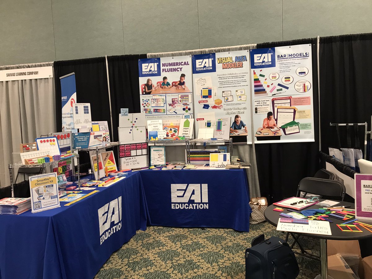 Pam smith (@smithpmathforus) on Twitter photo Stop by the EAI Education booth 507 at the Florida Council of Teachers of Mathematics Conference 2023! We would love to show you some NEW products to help you build mathematical concepts and skills.<a href="/EAIeducation/">EAI Education</a> #FCTM2023 Stop by the EAI Education booth 507 at the Florida Council of Teachers of Mathematics Conference 2023! We would love to show you some NEW products to help you build mathematical concepts and skills.<a href="/EAIeducation/">EAI Education</a> #FCTM2023