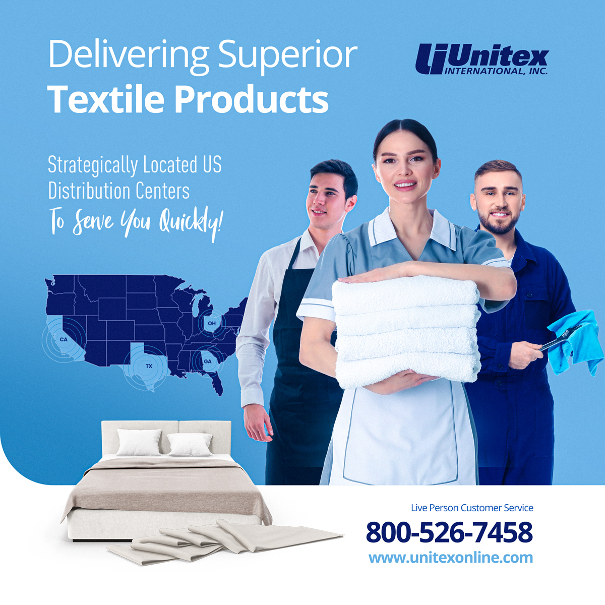 Since 1990, Unitex International has served as the leading family-owned and operated textile manufacturer in the United States! Our dedication to customer satisfaction has contributed to our substantial growth over the decades. unitexonline.com/unitex-differe…