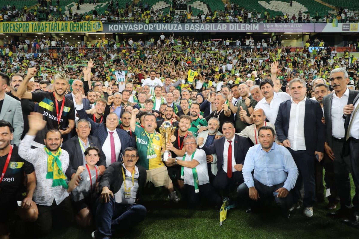 ŞANLIURFASPOR ŞAMPİYON!

TFF 2.Lig Play-Off finalinde Bucaspor’u 3-0  yenerek 1.lige yükselen Şanlıurfasporumuzu, sporcularımızı,teknik heyetimizi,
yönetimimizi,taraftarlarımızı gönülden tebrik ediyorum.

Hayırlı olsun!

Birlikte daha nice başarılara!

#ŞampiyonŞanlıurfaspor