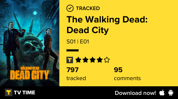 emsy77's tweet photo. I've just watched episode S01 | E01 of The Walking Dead: Dead City! #isleofthedead  https://t.co/7fqUzNA7ra #tvtime https://t.co/bO0JWPRmPj