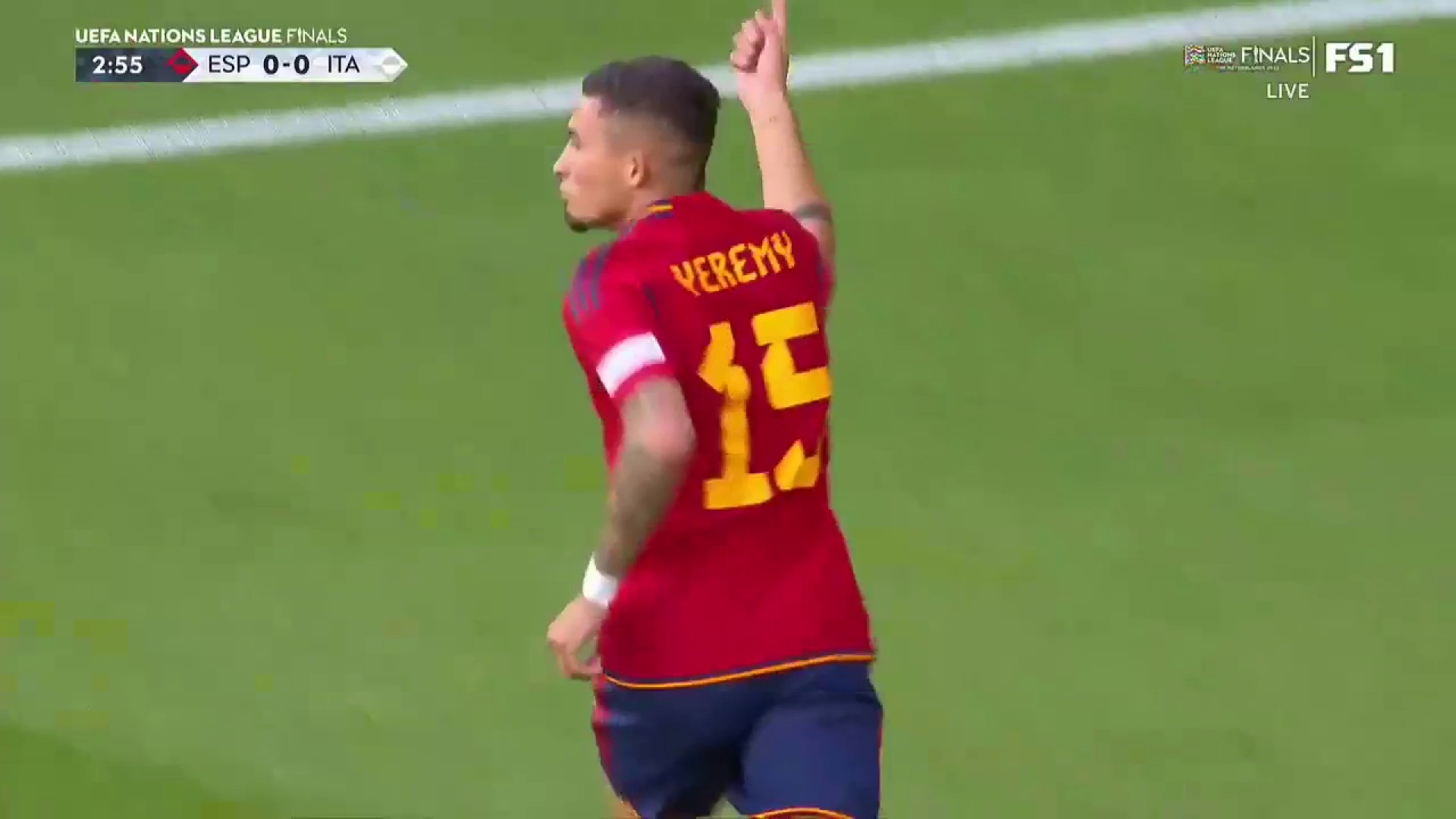 20-year old Yeremy Pino scores the early goal for @SEFutbol 🇪🇸”