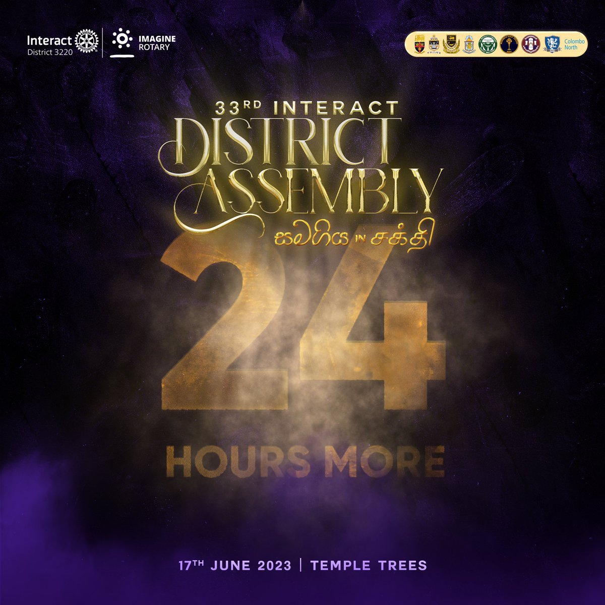 interact__3220's tweet photo. The Assembly celebrates and motivates the inner self of you which wants to serve to the world and its communities as a savior. Hold on to your seats ‘cos the well awaited 33rd #InteractDistrictAssembly will take its grand entrance in just 24 hours.

#InteractDistrict3220 https://t.co/58kGVVeK2v