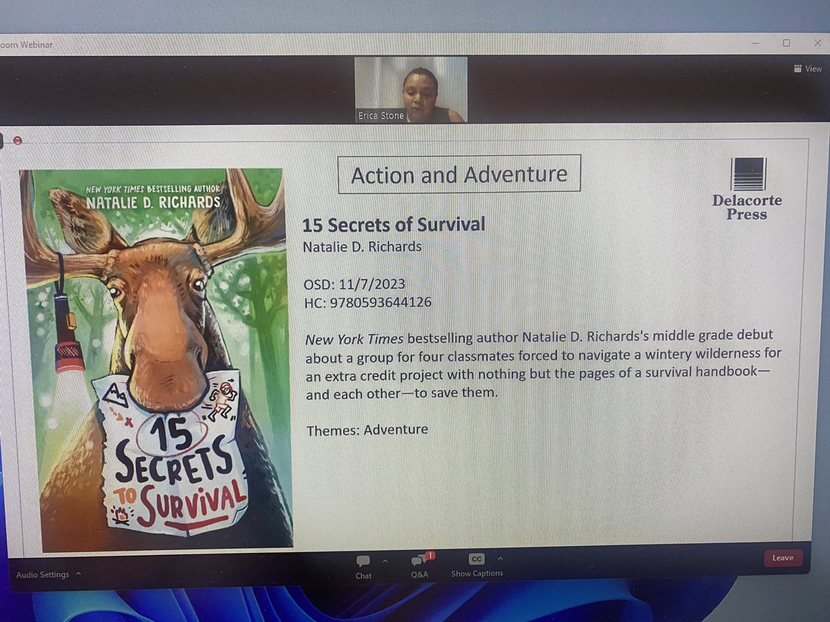 Watching the <a href="/randomhousekids/">Random House Children's Books</a> Fall 2023 preview on my lunch break. 

There’s some good picture abs middle grades coming down the pipeline.