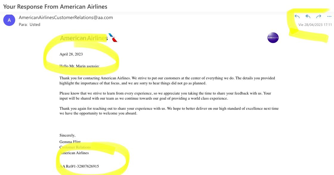 JaviMarin08's tweet photo. @AmericanAir Since April 29 waiting for a response. Is this normal?! Over $1,500 worth flights lost because of your fault and still have no answers. Thanks for letting us not have a vacation this summer 
@bbb_us https://t.co/L4M9a0S2hB