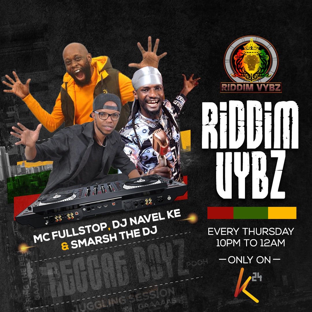 mcfullstop's tweet image. Sinema imeanza tune in #riddimvybzk24 #Thursdayedition #Reggaeboyzlivejuggling