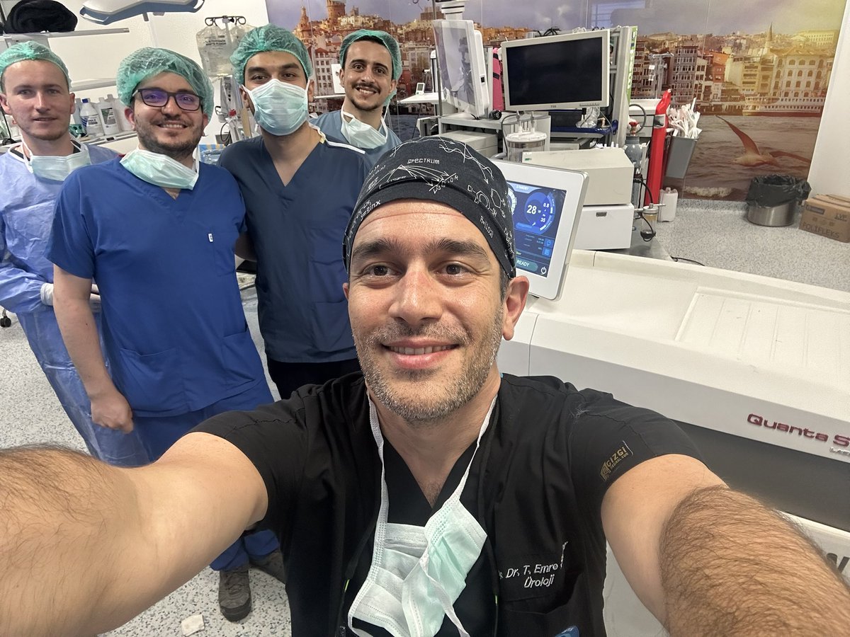 dremresener's tweet photo. @urologybug @so_uro Me and my team during our HoLEP session (9 op in 3 days)
I try to let them do as much as I can (or they can). Education is the key to success both for trainees and especially for the mentor.

“See one, do one, teach one” 

@d_dorucu @MarmaraUroloji https://t.co/RdlJoVp6TW