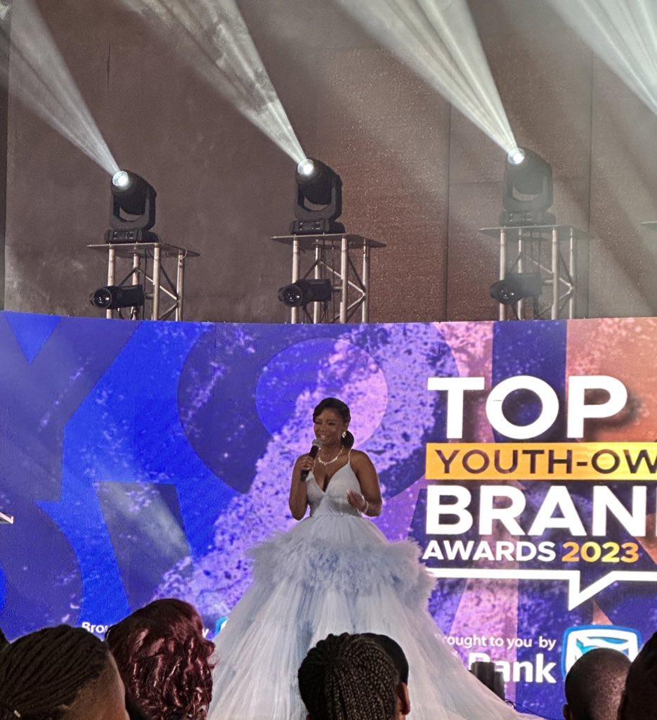 The Update‼️ Looks at the Top 16 Youth-Owned Brands Awards happening right now in Sandton. Host : Pamela Mtanga #FOYOB23 #Top16YOBA #YouthExcellence @Top16YOBA