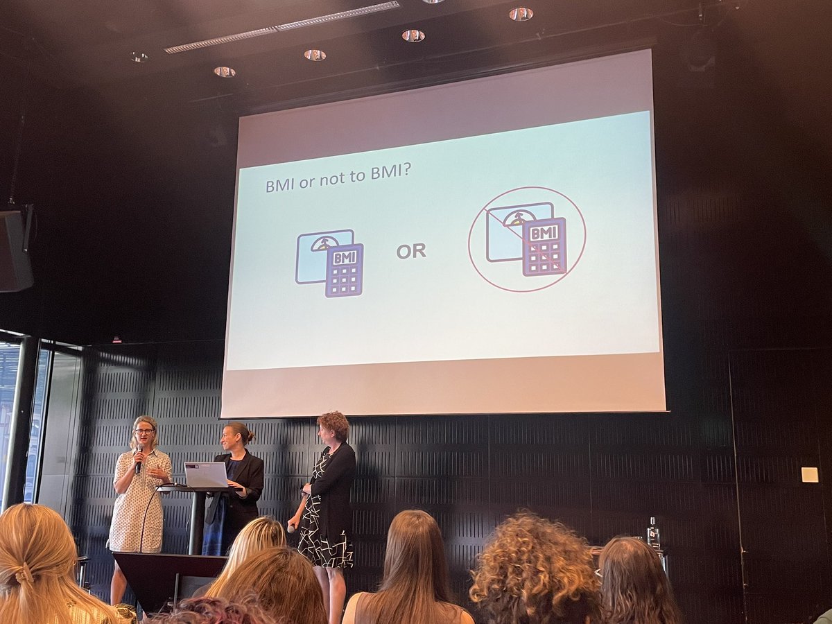 Thanks to @AmyYaroch, Carmen Byker Shanks and Meg Bruening for a really interesting debate on the value of BMI as a measure of health <a href="/ISBNPA/">ISBNPA</a> #BMIornottoBMI