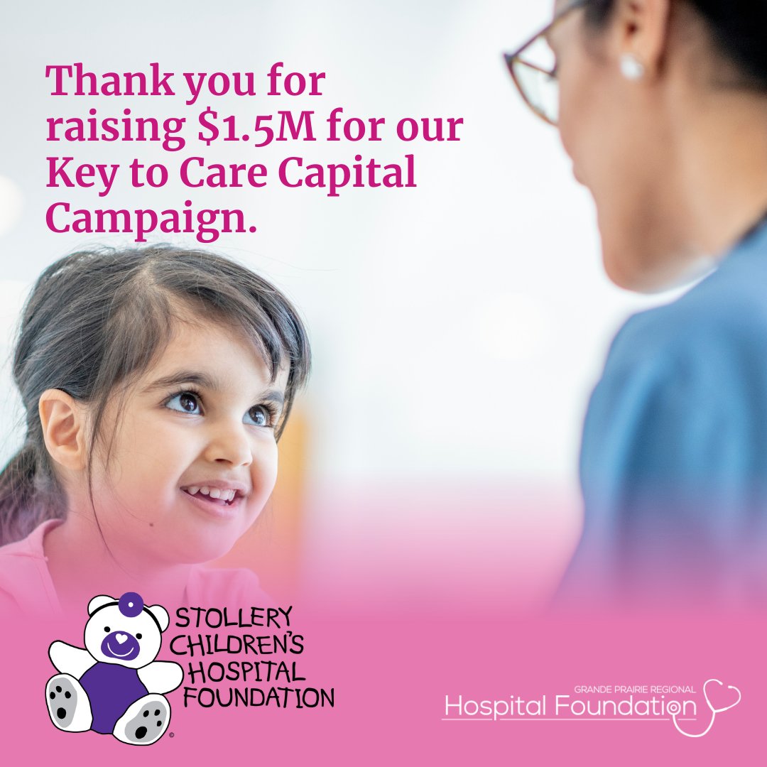 GPRHFoundation's tweet photo. Through the campaign, in partnership with @StolleryKids, we purchased new equipment for the E-Sims program and the pediatric unit.

We are so grateful for all you do for the people in the Grande Prairie region 💜

#AlbertaHealth #GrandePrairie https://t.co/X0OkurRmHO