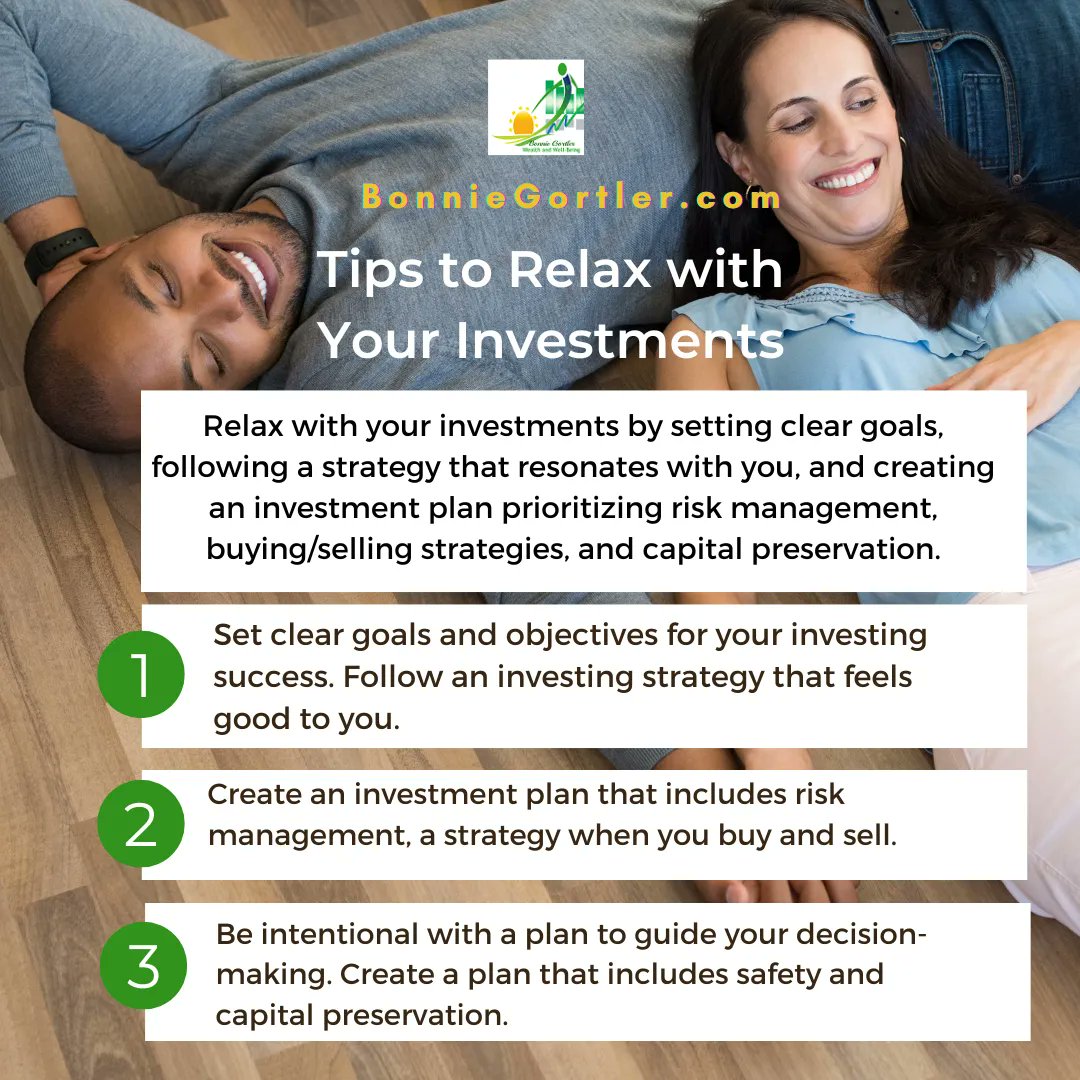 Optiongirl's tweet photo. #WEALTHTIP: Relax with your investments. Set clear goals, follow a resonant strategy, and prioritize risk management. Find peace at https://t.co/eLHCPdWsxA. #HealthyLifestyle #WellBeing #Inspiration https://t.co/gGT99bz0KZ