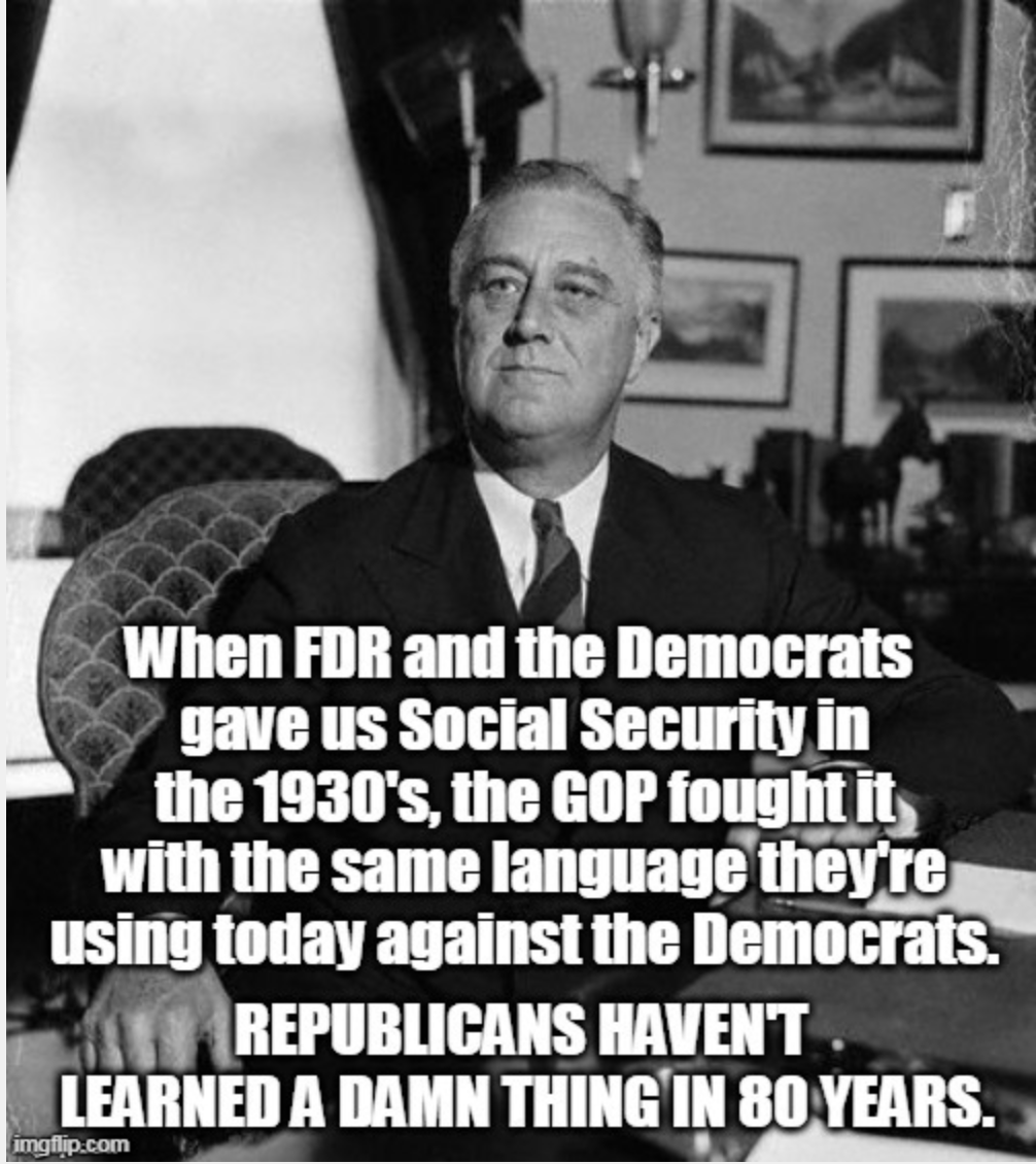 It is in the old Republican DNA and now the MAGA Republican DNA - they want to take our Social Security! 

NOPE! 

#HandsOffSocialSecurity 

rollcall.com/2023/06/14/con…