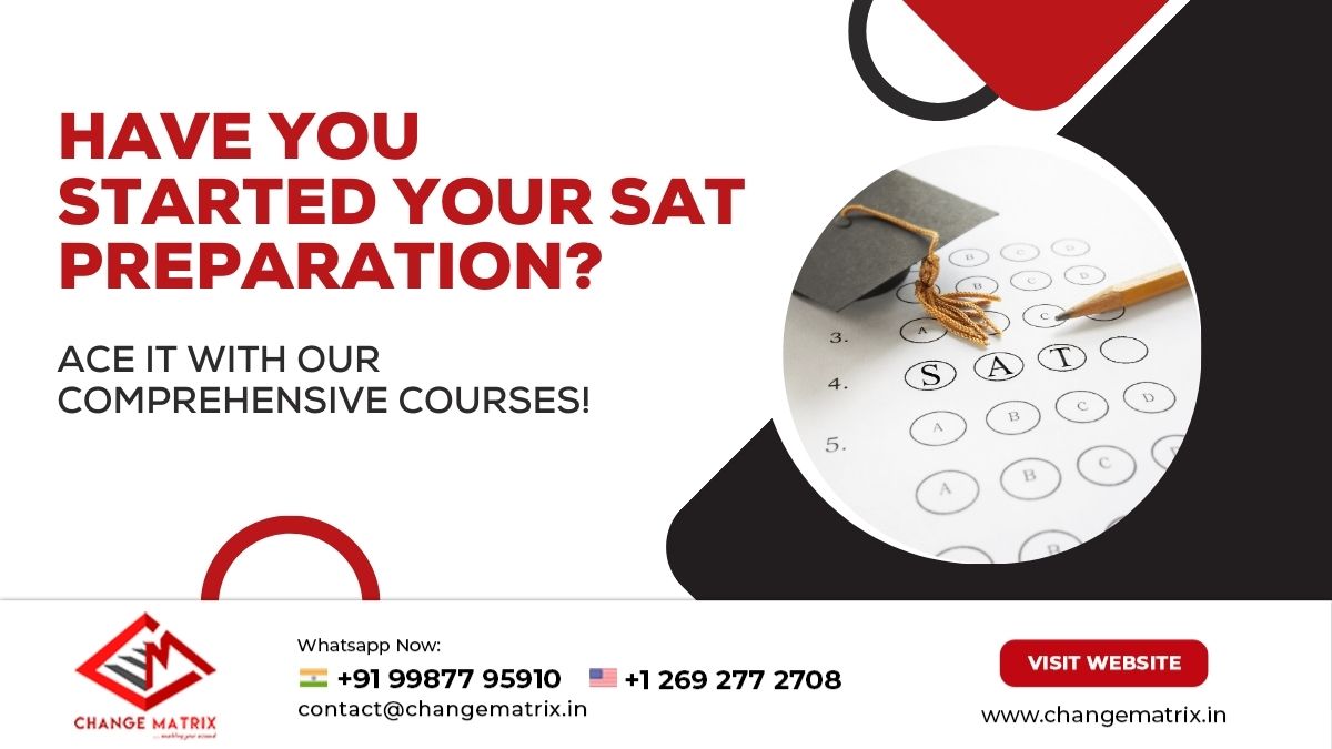 matrix_change's tweet image. Have you started your SAT preparation? Ace it with our comprehensive courses!

Visit our website now: changematrix.in

#sat #satlearning #sattutoring #SATTraining #SATpractice #virtuallearning #learnfromhome #changematrix