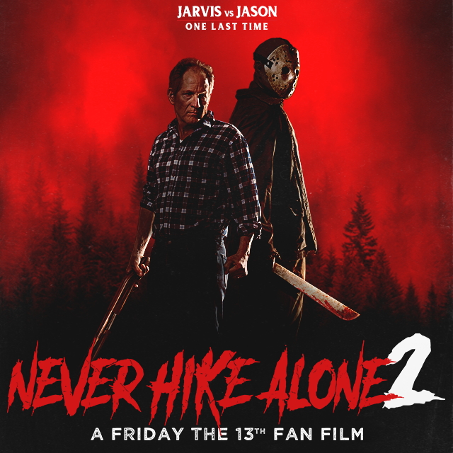 The greatest rivalry in #horror returns as Tommy Jarvis battles Jason Voorhees one last time in #NeverHikeAlone2. 

Back the campaign here: igg.me/at/nha2/x/1800…

#fridaythe13th #jasonvoorhees #neverhikealone #ghostjason #tommyjarvis #horrorfilm #horrormovie #slasher #fanfilm