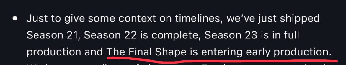 @DestinyTheGame @PlayStation There is no way. DELAY IMMEDIATELY like 0% chance it’s not gonna be a rushed mess like lightfall if you JUST started working on it 😭