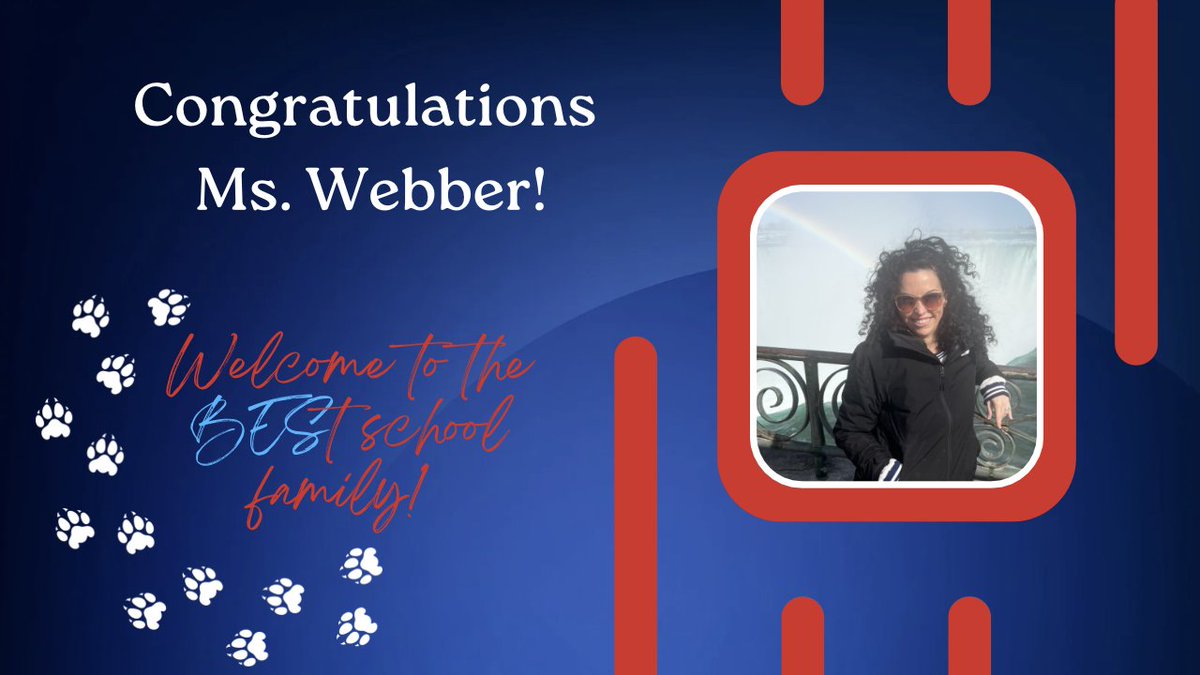 Congratulations Ms. Webber and welcome to the BESt school family around! #SimplyTheBESt 💙❤️ #NoPlaceIdRatherB 💙❤️ <a href="/BartlettSchools/">BartlettCitySchools</a>  <a href="/HollyWebber814/">Holly Webber</a>