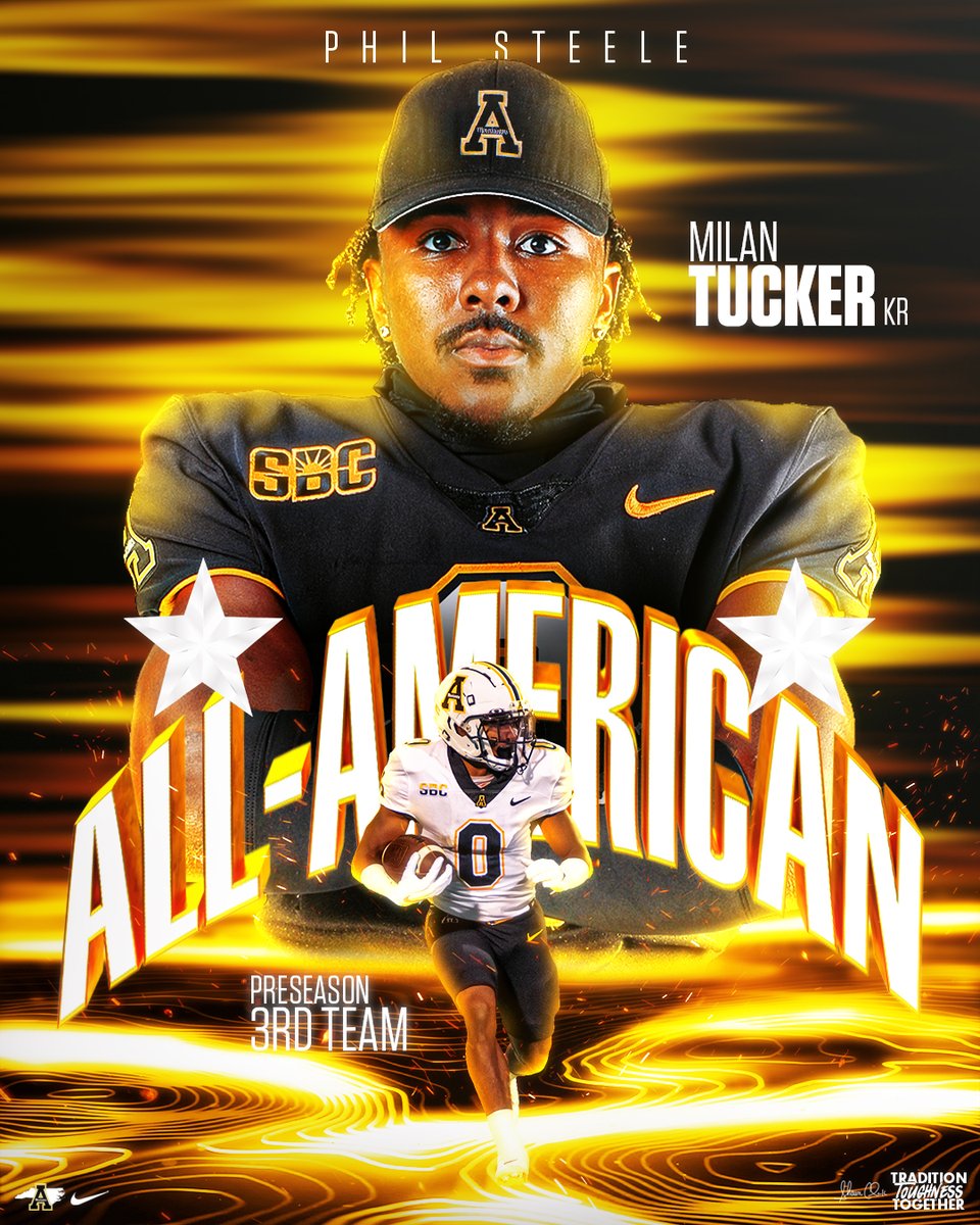 𝗣𝗿𝗲𝘀𝗲𝗮𝘀𝗼𝗻 𝗔𝗹𝗹-𝗔𝗺𝗲𝗿𝗶𝗰𝗮𝗻 🇺🇸

@PhilSteele042 has named Milan Tucker to the FBS third team as a kick returner!  

#GoApp