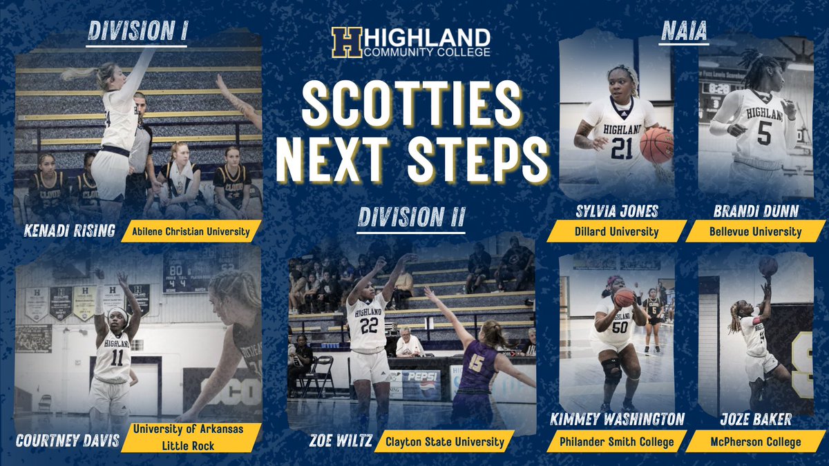 HCCScottieWBB's tweet photo. Very proud of our 7 sophomores for moving on to continue their careers! Hard work pays off! #HeartOfaDog https://t.co/GfA2MgqFUA