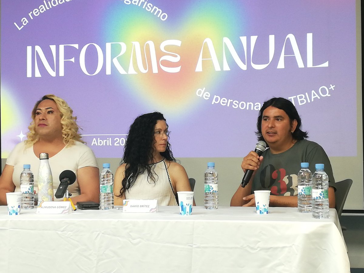 ElSaltoMadrid's tweet photo. Se ha presentado hoy el informe anual sobre la realidad del sinhogarismo de personas LGTBIAQ+ por la mesa #MAPER, y que adelantó El Salto hace unas semanas. 
https://t.co/MsdNSH4NhU https://t.co/FJ1hth1oG7