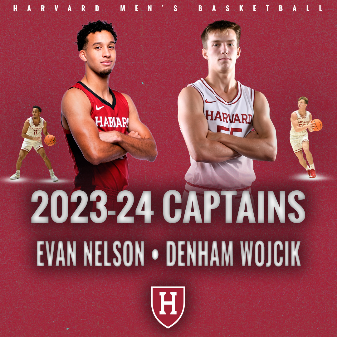 🫡 Evan Nelson and Denham Wojcik will serve our team as captains in 2023-24! 🏀 🏀

📰 bit.ly/444rjgT

#GoCrimson #OneCrimson