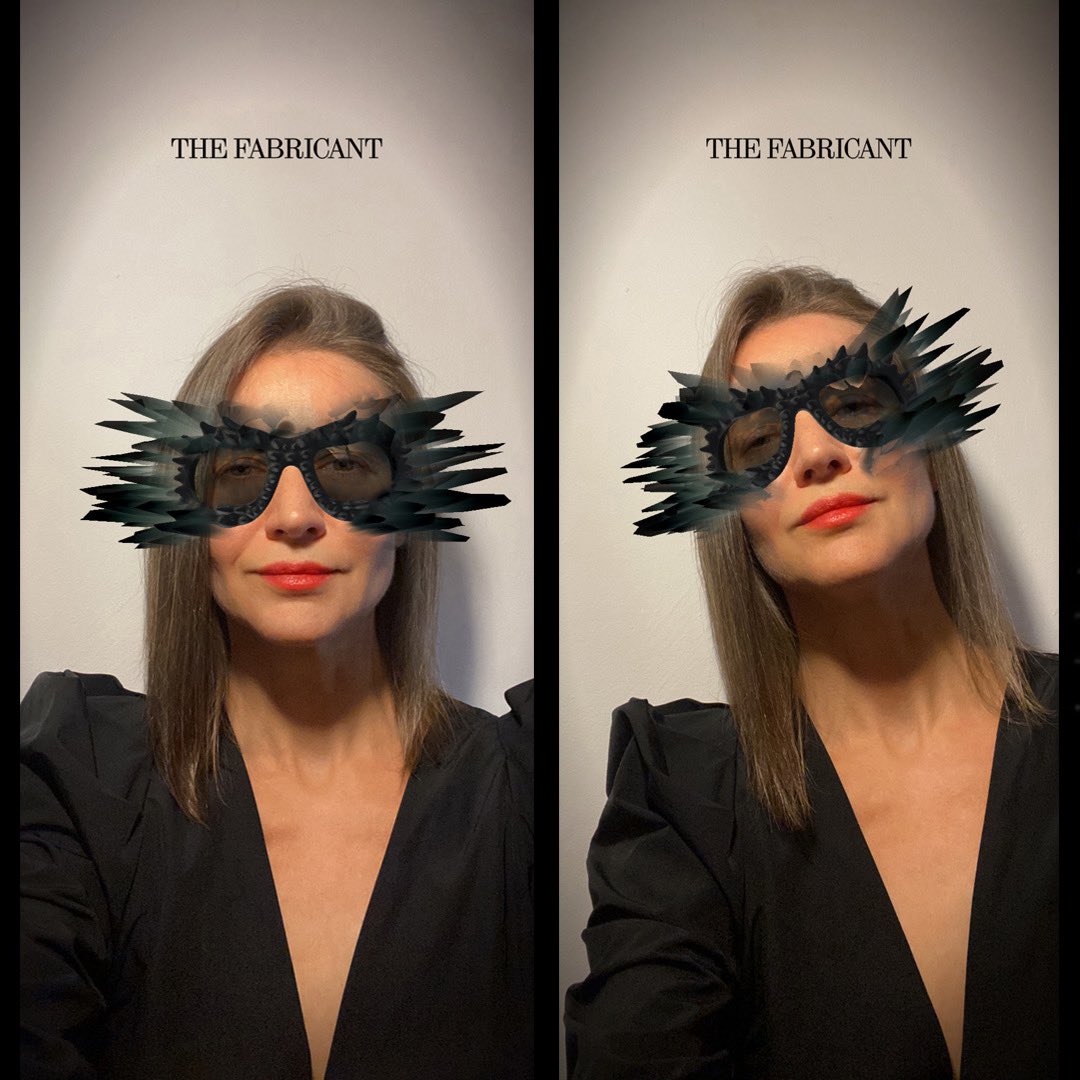 wearmeta2021's tweet image. Dark Angel wearing @thefabricant Weekday Artifact 001 Dark Stalactite #digitalcollectibles #NFT #arwearable #digitalsunglasses #nftsunglasses #Web3 #digitalart