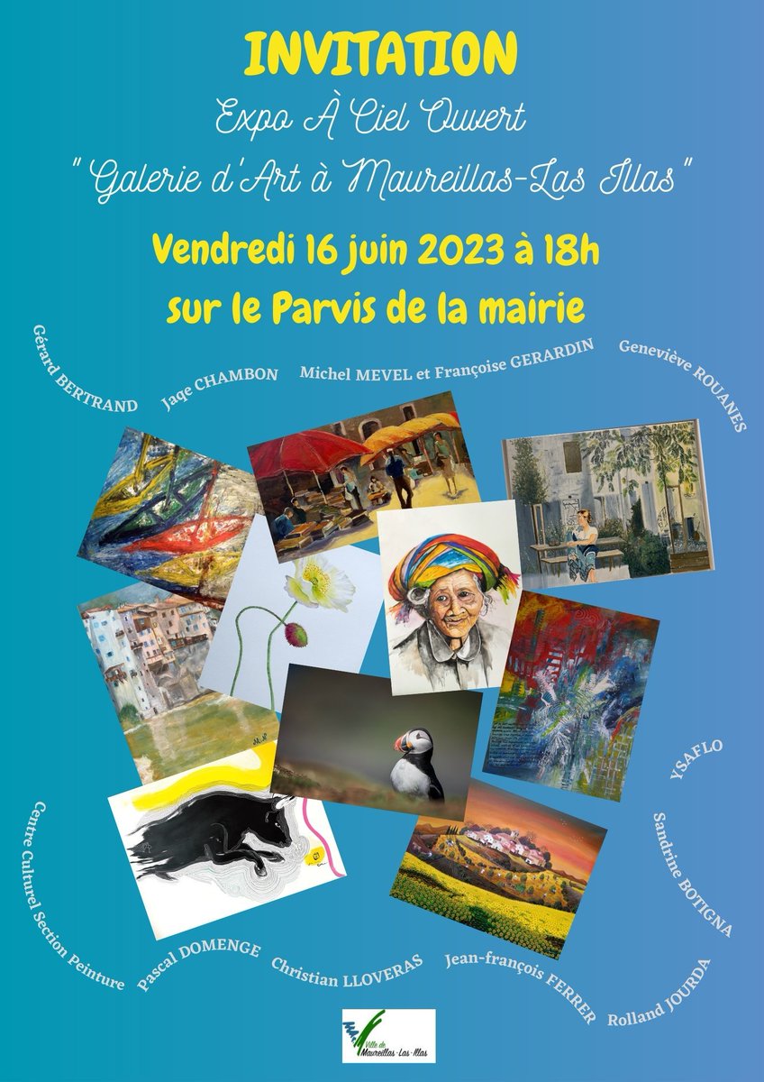 MaureillasLI's tweet photo. Expo devant la mairie et concert à l’église : voilà deux rendez-vous 👇👇 maureillanais qui valent le coup alors que l’été, malgré les fortes pluies, s’approche et avec lui les envies de sortir.
#Maureillas
#BasVallespir https://t.co/DEPaM8Gduq