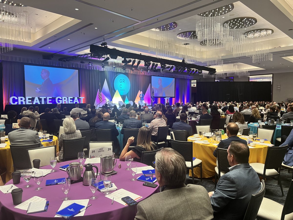 DematicAmericas's tweet photo. Today, @DematicGlobal's Mike Larsson, EVP, Americas, had the honor of speaking at the @GRChamber CEO Summit. He shared a powerful Leadership Lesson on the vital role of empathy in leadership, fostering a positive culture and driving long-term results. #Leadership #LifeatDematic https://t.co/Wk7LYGAX99