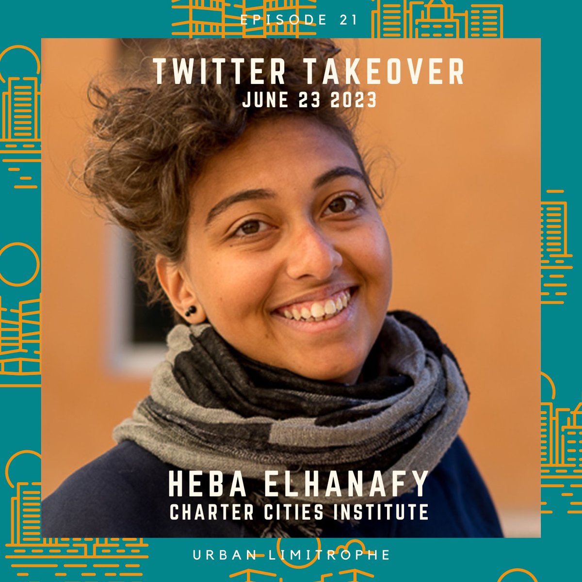 🎙️ Get ready for an exclusive takeover by @hebaelhanafi the guest of my latest episode! 🎧 Mark your calendars for June 23rd as she takes over the Twitter account! Discover her work enhancing walkability in the city at @CCIdotCity’s  Lusaka Urban Lab 🚶🏾‍♀️@geo_uoft @UofTCities