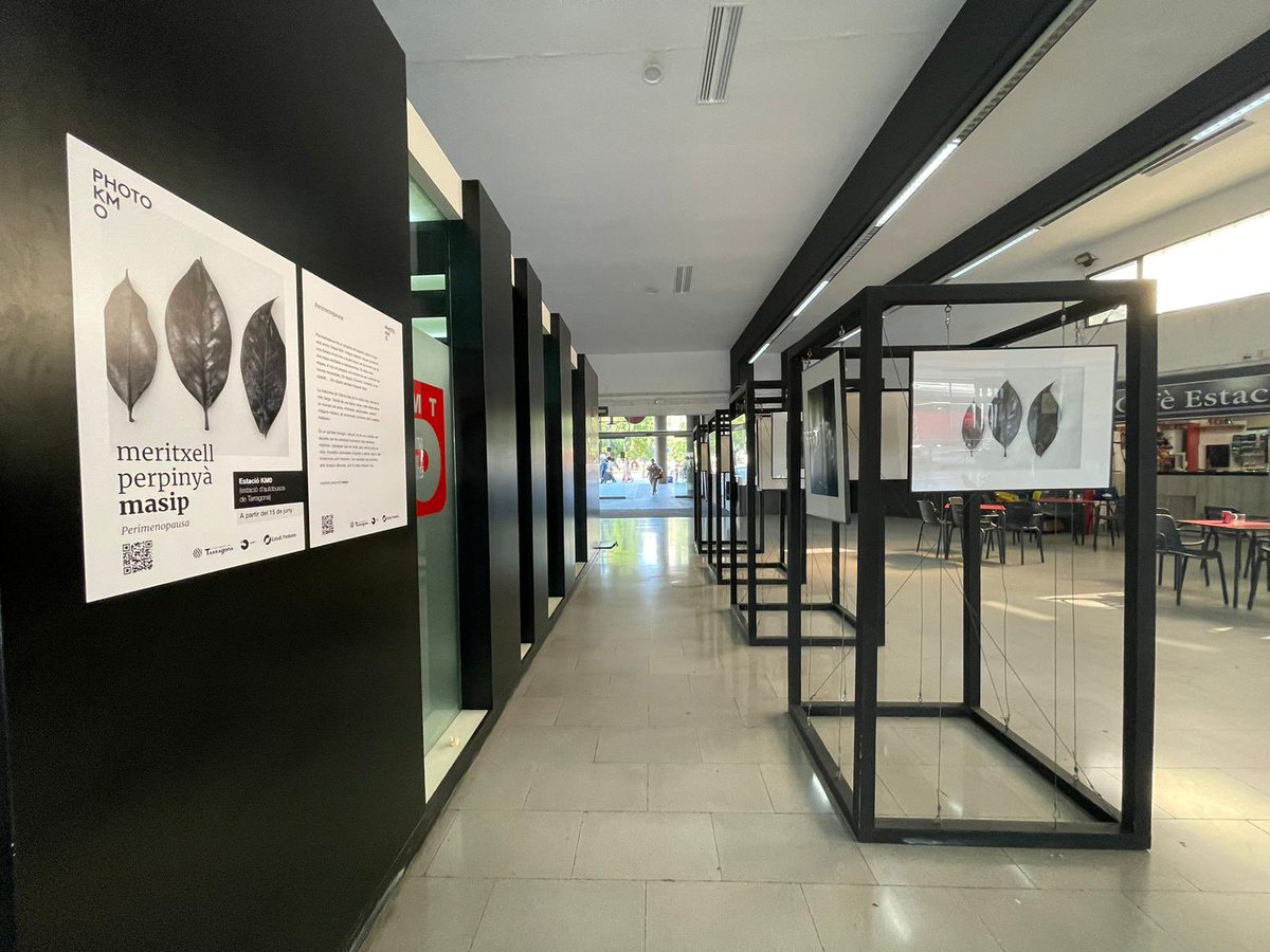 photokm0's tweet photo. Avui hem inaugurat l’espai expositiu “Estació Km0” amb la fotògrafa @meritxellpmasip 

Durant tot l’estiu podreu gaudir de les fotografies que configuren “Perimenopausa”, un treball molt personal que us convidem a descobrir.

#SomPhotoKm0 #Tarragona #Fotografia #Photography https://t.co/V1V1Pgo7oy