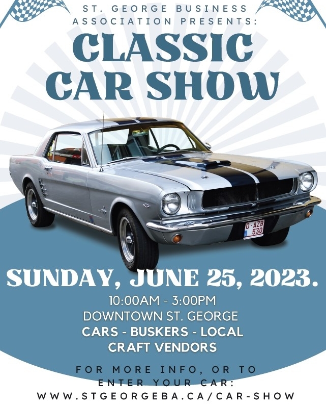 InvestinBrant's tweet photo. The St. George Business Association is hosting its 2nd annual Car Show on Sunday June 25, 2023 in Downtown St. George from 10 am to 3 pm.
@Stgeorgeonba

 #Brantworks #BrantBA https://t.co/M1FMkpa4h5