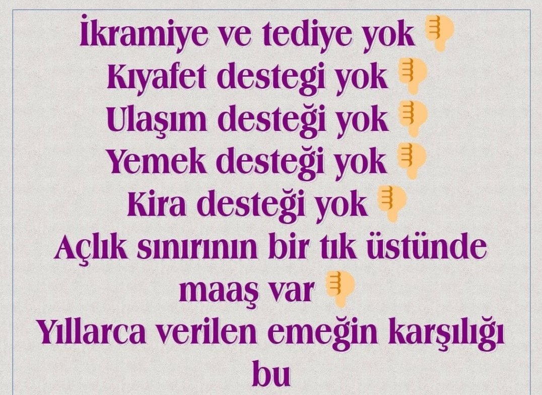 Sadece Memur'a Yok!

#MemurHakkınıAlamıyor