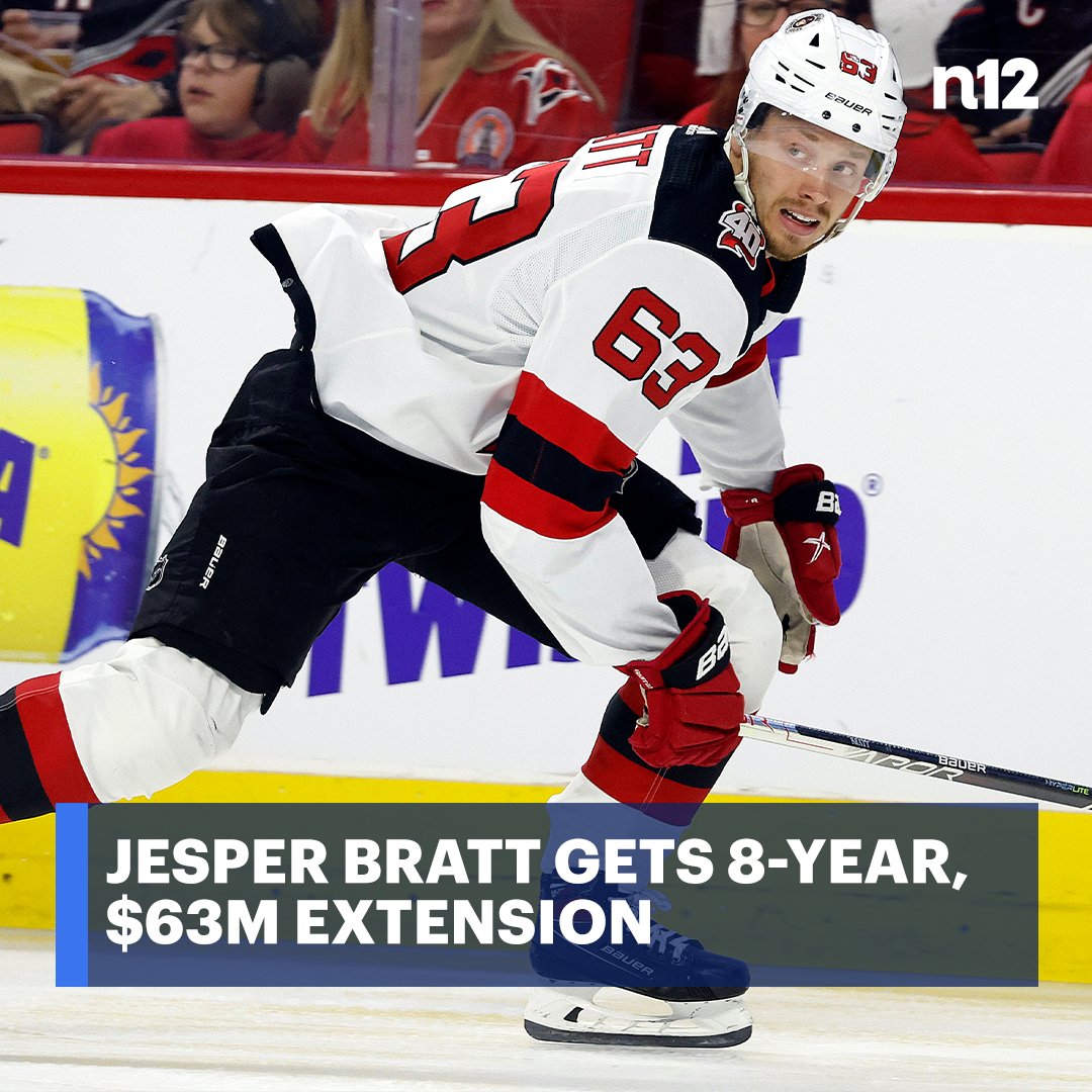 STAYING IN JERSEY 🏒 The Devils locked up one of their talented young players on Thursday. MORE: bit.ly/468WGZw