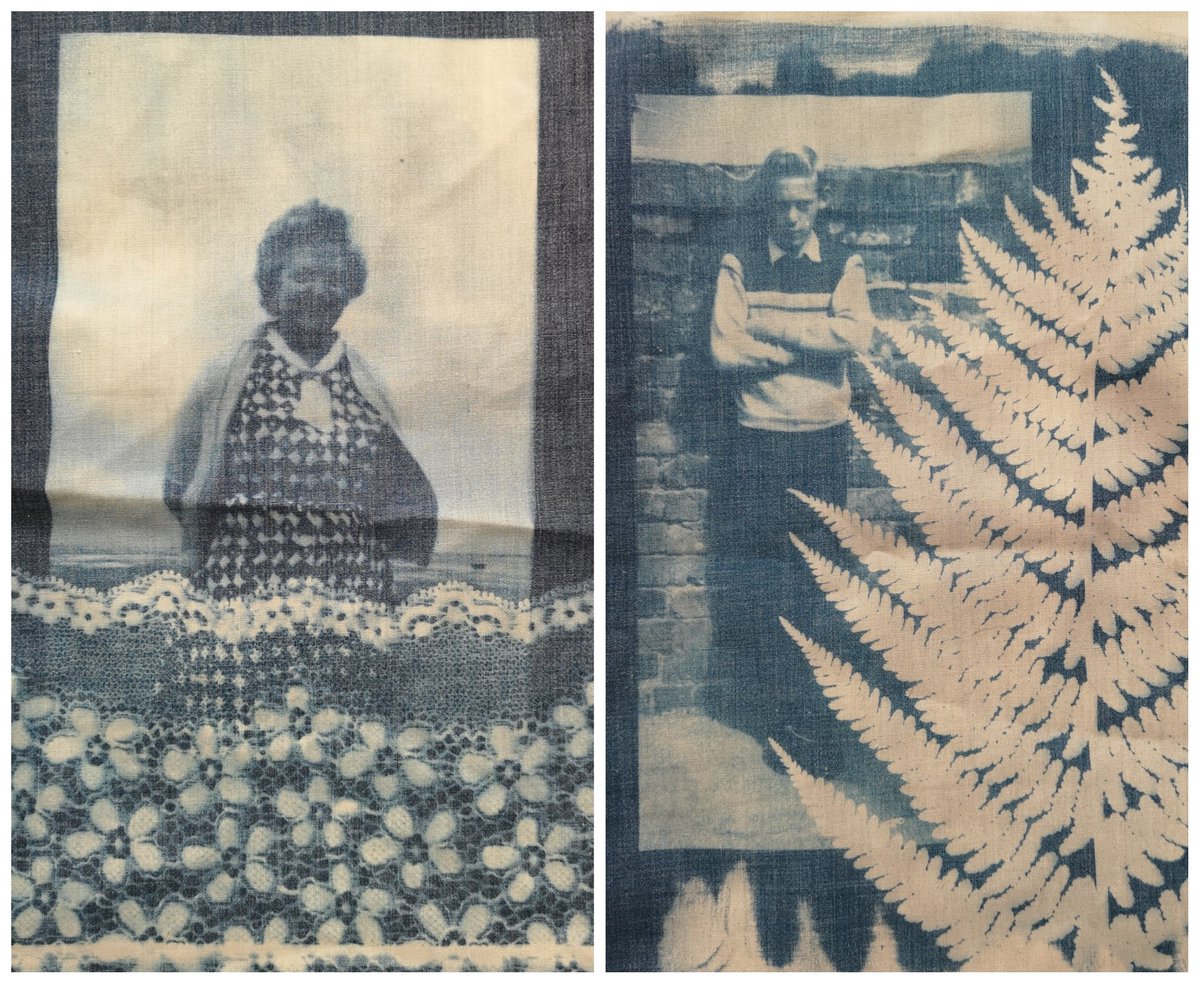 LauraDentArt's tweet photo. Perfect weather for a day full of #cyanotypes
Experimented with photographic and natural imagery on wood, stone, ceramics and paper
#Blue #sunshine #sunprints #ArtistOnTwitter #artoutdoors #creativitymatters #summer #heatwaveuk #heatwave #cyanotypes #neverbored #arteveryday https://t.co/PgwsqwJInZ