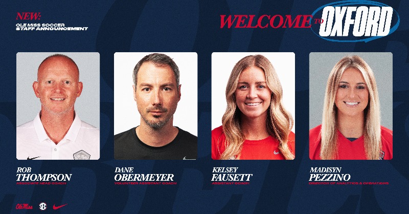 OleMissSoccer's tweet photo. 🚨 𝗔𝗧𝗧𝗘𝗡𝗧𝗜𝗢𝗡 🚨

Meet the Ole Miss Coaching Staff! ⚽️