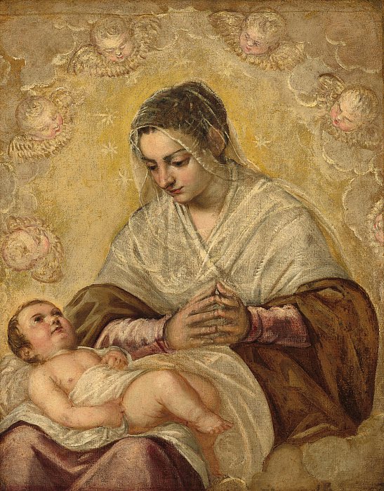 Dominiquepucini's tweet photo. Jacopo #Tintoret et atelier
La Madone des étoiles, v. 1575/1585 #peinture https://t.co/Wac3mqOXnF