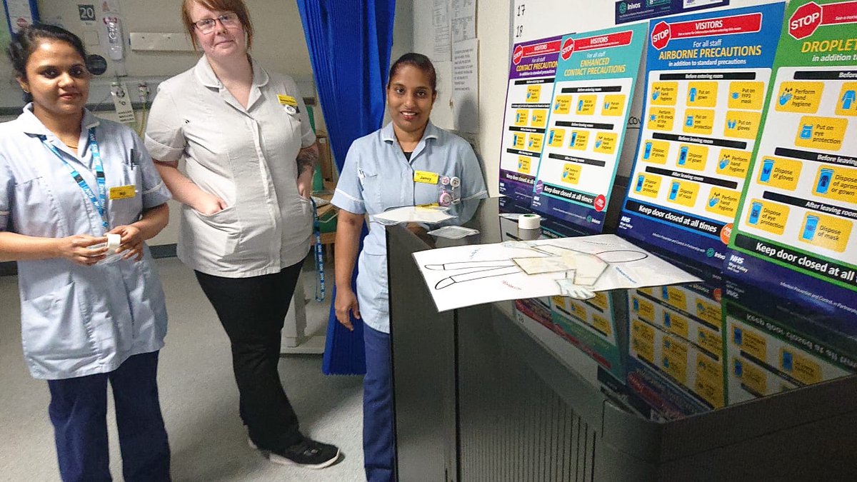 More #AmazingWVTstaff undertaking our PPE game for our campaign.

We love everyone getting involved &amp; being so keen.

We look forward to seeing more fabulous staff tomorrow. 

<a href="/WyeValleyNHS/">Wye Valley NHS Trust</a>