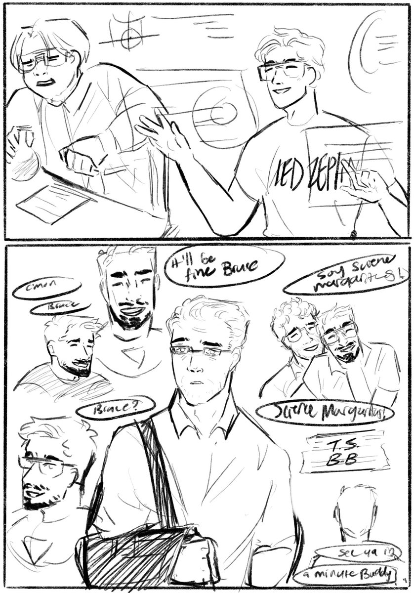 yes i just spent 30 minutes of my life redoodling something from last yr… have i mentioned how emotionally traumatizing tony’s and bruce’s wooden engravings still are? very 

#brucebanner #tonystark