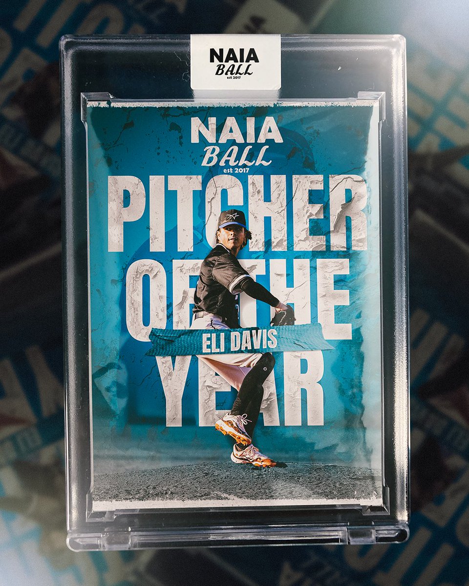 The NAIA Ball Pitcher of the Year is Oklahoma City's Eli Davis! #NAIABall <a href="/OklahomaCityBSB/">Oklahoma City University Baseball</a> <a href="/ocustars/">Okla. City Stars</a>